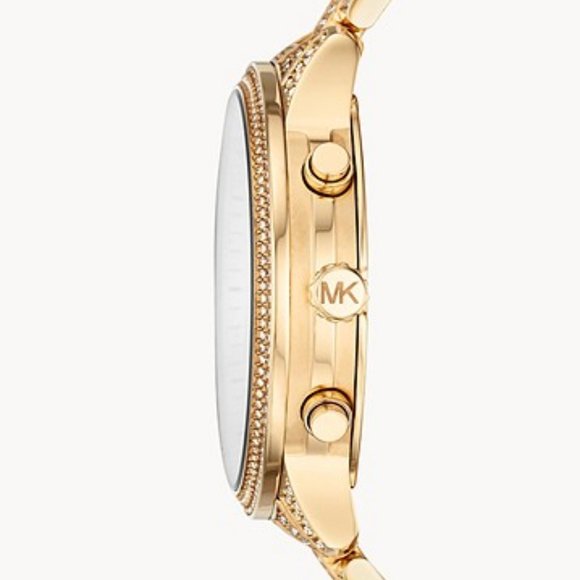 Michael Kors Women\'s Runway Chronograph Gold-Tone